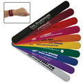 9"x1" Silicone Slap Bracelet in Custom Colors